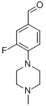 3-氟-4-(4-甲基-1-哌嗪)苯甲醛結(jié)構(gòu)式_868770-03-0結(jié)構(gòu)式