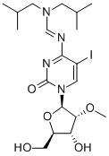 N4-(diisobutylaminomethylidene)-5-iodo-2’-o-methyl-cytidineStructure,869355-40-8Structure N4-(diisobutylaminomethylidene)-5-iodo-2’-o-methyl-cytidine Structure,869355-40-8Structure