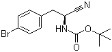 (S)-tert-butyl 2-(4-bromophenyl)-1-cyanoethylcarbamateStructure,869570-00-3Structure (S)-tert-butyl 2-(4-bromophenyl)-1-cyanoethylcarbamate Structure,869570-00-3Structure