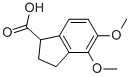 2,3-Dihydro-4,5-dimethoxy-1h-indene-1-carboxylic acidStructure,869723-08-0Structure 2,3-Dihydro-4,5-dimethoxy-1h-indene-1-carboxylic acid Structure,869723-08-0Structure
