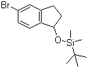 (5-Bromo-2,3-dihydro-1h-inden-1-yloxy)(tert-butyl)dimethylsilaneStructure,869725-76-8Structure (5-Bromo-2,3-dihydro-1h-inden-1-yloxy)(tert-butyl)dimethylsilane Structure,869725-76-8Structure