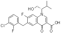 6-[(3-Chloro-2-fluorophenyl)methyl]-7-fluoro-1,4-dihydro-1-[(1s)-1-(hydroxymethyl)-2-methylpropyl] Structure,869893-92-5Structure