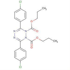 Dipropyl 3,6-bis(4-chlorophenyl)-1,2,4,5-tetrazine-1,2-dicarboxylateStructure,870002-07-6Structure Dipropyl 3,6-bis(4-chlorophenyl)-1,2,4,5-tetrazine-1,2-dicarboxylate Structure,870002-07-6Structure