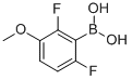 2,6-Difluoro-3-methoxyphenylboronic acidStructure,870779-02-5Structure 2,6-Difluoro-3-methoxyphenylboronic acid Structure,870779-02-5Structure