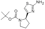 (S)-tert-butyl2-(2-aminothiazol-4-yl)pyrrolidine-1-carboxylateStructure,871716-68-6Structure (S)-tert-butyl2-(2-aminothiazol-4-yl)pyrrolidine-1-carboxylate Structure,871716-68-6Structure