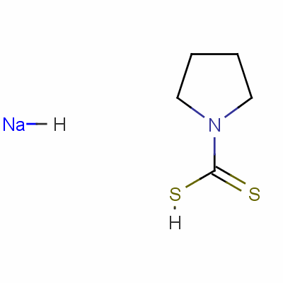 1-Pyrrolidinedithiocarbonic acid sodium salt Structure,872-71-9Structure