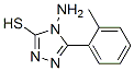 4-Amino-5-(2-methylphenyl)-4H-1,2,4-triazole-3-thiolStructure,87239-95-0Structure 4-Amino-5-(2-methylphenyl)-4H-1,2,4-triazole-3-thiol Structure,87239-95-0Structure