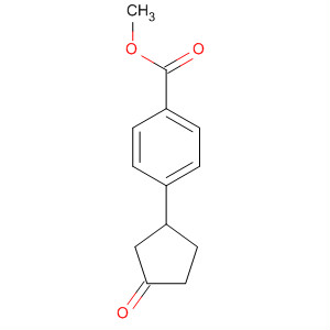 4-(3-氧代環(huán)戊基)苯甲酸甲酯結(jié)構(gòu)式_872613-90-6結(jié)構(gòu)式