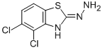 4,5-Dichloro-2(3h)-benzothiazolonehydrazoneStructure,872696-05-4Structure 4,5-Dichloro-2(3h)-benzothiazolonehydrazone Structure,872696-05-4Structure