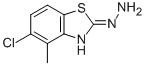 5-Chloro-4-methyl-2(3h)-benzothiazolonehydrazoneStructure,872696-07-6Structure 5-Chloro-4-methyl-2(3h)-benzothiazolonehydrazone Structure,872696-07-6Structure