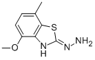 4-Methoxy-7-methyl-2(3h)-benzothiazolone hydrazoneStructure,872696-09-8Structure 4-Methoxy-7-methyl-2(3h)-benzothiazolone hydrazone Structure,872696-09-8Structure