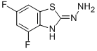 4,6-Difluoro-2(3h)-benzothiazolonehydrazoneStructure,872696-11-2Structure 4,6-Difluoro-2(3h)-benzothiazolonehydrazone Structure,872696-11-2Structure