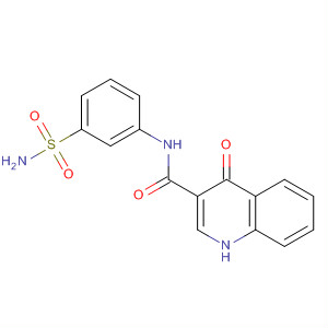 4-氧代-n-(3-磺?；交?-1H-喹啉-3-羧酰胺結構式_873050-26-1結構式