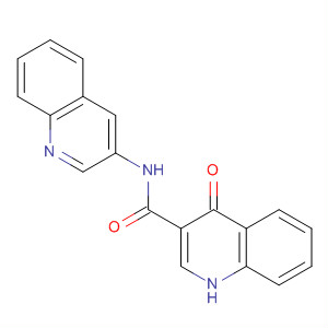 4-氧代-n-(3-喹啉基)-1H-喹啉-3-羧酰胺結(jié)構(gòu)式_873050-91-0結(jié)構(gòu)式