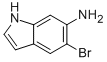 5-Bromo-1h-indol-6-amineStructure,873055-33-5Structure 5-Bromo-1h-indol-6-amine Structure,873055-33-5Structure