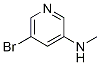 3-(甲基氨基)-5-溴吡啶結(jié)構(gòu)式_873383-06-3結(jié)構(gòu)式