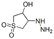4-Hydrazino-1,1-dioxo-tetrahydro-1l6-thiophen-3-olStructure,874-47-5Structure 4-Hydrazino-1,1-dioxo-tetrahydro-1l6-thiophen-3-ol Structure,874-47-5Structure