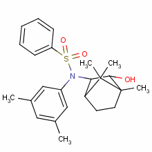 (1R,2s,3r)-(+)-3-[n-(苯磺?；?-n-(3,5-二甲基苯基)氨基]-2-龍腦結構式_87420-26-6結構式
