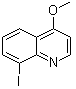 8-碘-4-甲氧基喹啉結(jié)構(gòu)式_874831-34-2結(jié)構(gòu)式