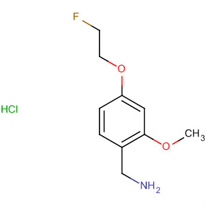 4-(2-氟乙氧基)-2-甲氧基芐胺鹽酸鹽結(jié)構(gòu)式_875012-96-7結(jié)構(gòu)式