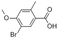 5-Bromo-4-methoxy-2-methylbenzoic acidStructure,875245-69-5Structure 5-Bromo-4-methoxy-2-methylbenzoic acid Structure,875245-69-5Structure