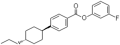 4-反式-丙基環(huán)己基苯甲酸 3-氟苯酯結(jié)構(gòu)式_87592-61-8結(jié)構(gòu)式