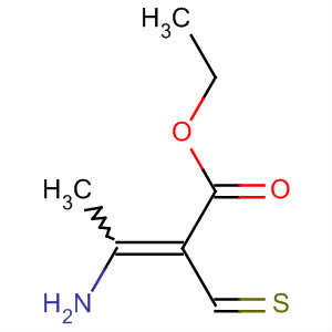 3-Amino-2-(thioxomethyl)-2-butenoic acid ethyl esterStructure,876191-55-8Structure 3-Amino-2-(thioxomethyl)-2-butenoic acid ethyl ester Structure,876191-55-8Structure