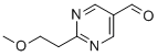 2-(2-Methoxy-ethyl)-pyrimidine-5-carbaldehydeStructure,876717-41-8Structure 2-(2-Methoxy-ethyl)-pyrimidine-5-carbaldehyde Structure,876717-41-8Structure