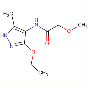 Acetamide, n-(3-ethoxy-5-methyl-1h-pyrazol-4-yl)-2-methoxy-(9ci)Structure,87675-93-2Structure Acetamide, n-(3-ethoxy-5-methyl-1h-pyrazol-4-yl)-2-methoxy-(9ci) Structure,87675-93-2Structure