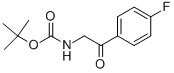 [2-(4-氟-苯基)-2-氧代-乙基]-氨基甲酸叔丁酯結(jié)構(gòu)式_877319-43-2結(jié)構(gòu)式