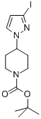 1-Piperidinecarboxylic acid, 4-(3-iodo-1H-pyrazol-1-yl)-, 1,1-dimethylethyl esterStructure,877401-19-9Structure 1-Piperidinecarboxylic acid, 4-(3-iodo-1H-pyrazol-1-yl)-, 1,1-dimethylethyl ester Structure,877401-19-9Structure