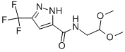 3-(Trifluoromethyl)-n-(2,2-dimethoxyethyl)-1h-pyrazole-5-carboxamideStructure,877402-80-7Structure 3-(Trifluoromethyl)-n-(2,2-dimethoxyethyl)-1h-pyrazole-5-carboxamide Structure,877402-80-7Structure