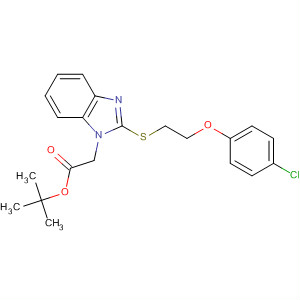 {2-[2-(4-氯-苯氧基)-乙基磺?；鵠-苯并咪唑-1-基}-乙酸叔丁酯結(jié)構(gòu)式_877623-73-9結(jié)構(gòu)式