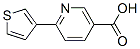 6-(Thiophen-3-yl)-nicotinic acidStructure,877674-90-3Structure 6-(Thiophen-3-yl)-nicotinic acid Structure,877674-90-3Structure