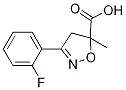 3-(2-Fluorophenyl)-5-methyl-4,5-dihydroisoxazole-5-carboxylic acidStructure,878427-02-2Structure 3-(2-Fluorophenyl)-5-methyl-4,5-dihydroisoxazole-5-carboxylic acid Structure,878427-02-2Structure