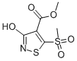 3-Hydroxy-5-methanesulfonyl-isothiazole-4-carboxylic acid methyl esterStructure,878477-24-8Structure 3-Hydroxy-5-methanesulfonyl-isothiazole-4-carboxylic acid methyl ester Structure,878477-24-8Structure