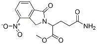 4-Nitro-a-(3-amino-3-oxopropyl)1,3-dihydro-1-oxo-2h-isoindole-2-aceticacidmethylesterStructure,878782-81-1Structure 4-Nitro-a-(3-amino-3-oxopropyl)1,3-dihydro-1-oxo-2h-isoindole-2-aceticacidmethylester Structure,878782-81-1Structure