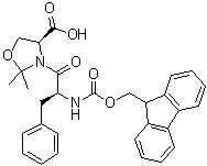 Fmoc-L-Phe-L-Ser[PSI(Me,Me)Pro]-OH結(jié)構(gòu)式_878797-01-4結(jié)構(gòu)式