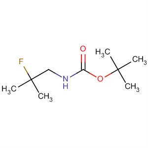 Tert-butyl 2-fluoro-2-methylpropylcarbamateStructure,879001-62-4Structure Tert-butyl 2-fluoro-2-methylpropylcarbamate Structure,879001-62-4Structure