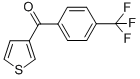 3-(4-Trifluoromethylbenzoyl)thiopheneStructure,879218-18-5Structure 3-(4-Trifluoromethylbenzoyl)thiophene Structure,879218-18-5Structure