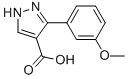 3-(3-Methoxyphenyl)-1h-pyrazole-4-carboxylic acidStructure,879996-71-1Structure 3-(3-Methoxyphenyl)-1h-pyrazole-4-carboxylic acid Structure,879996-71-1Structure