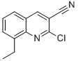 2-Chloro-8-ethylquinoline-3-carbonitrileStructure,880105-72-6Structure 2-Chloro-8-ethylquinoline-3-carbonitrile Structure,880105-72-6Structure