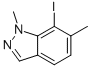 1H-Indazole, 7-iodo-1,6-dimethyl-Structure,882672-39-1Structure 1H-Indazole, 7-iodo-1,6-dimethyl- Structure,882672-39-1Structure