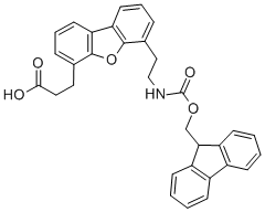 4-(Fmoc-2-氨基乙基)-6-二苯并呋喃丙酸結(jié)構(gòu)式_882847-24-7結(jié)構(gòu)式