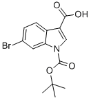 6-Bromo-1-(tert-butoxycarbonyl)-1h-indole-3-carboxylic acidStructure,882872-15-3Structure 6-Bromo-1-(tert-butoxycarbonyl)-1h-indole-3-carboxylic acid Structure,882872-15-3Structure