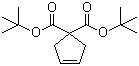 Di(tert-butyl) cyclopent-3-ene-1,1-dicarboxylate Structure,88326-57-2Structure