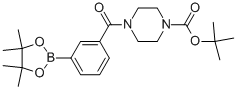 3-(4-Boc-piperazine-1-carbonyl)phenylboronic acid pinacol esterStructure,883738-41-8Structure 3-(4-Boc-piperazine-1-carbonyl)phenylboronic acid pinacol ester Structure,883738-41-8Structure