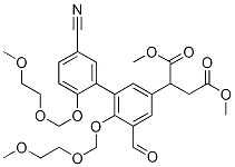 2-(5-氰基-5-甲?；?2,6-雙((2-甲氧基乙氧基)甲氧基)-[1,1-聯(lián)苯]-3-基)琥珀酸二甲酯結(jié)構(gòu)式_883993-75-7結(jié)構(gòu)式