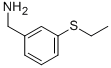 (3-(Ethylthio)phenyl)methanamineStructure,885268-81-5Structure (3-(Ethylthio)phenyl)methanamine Structure,885268-81-5Structure
