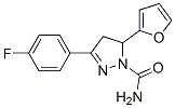 3-(4-氟苯基)-5-(2-呋喃)-4,5-二氫-1H-吡唑-1-羧酰胺結(jié)構(gòu)式_885269-89-6結(jié)構(gòu)式
